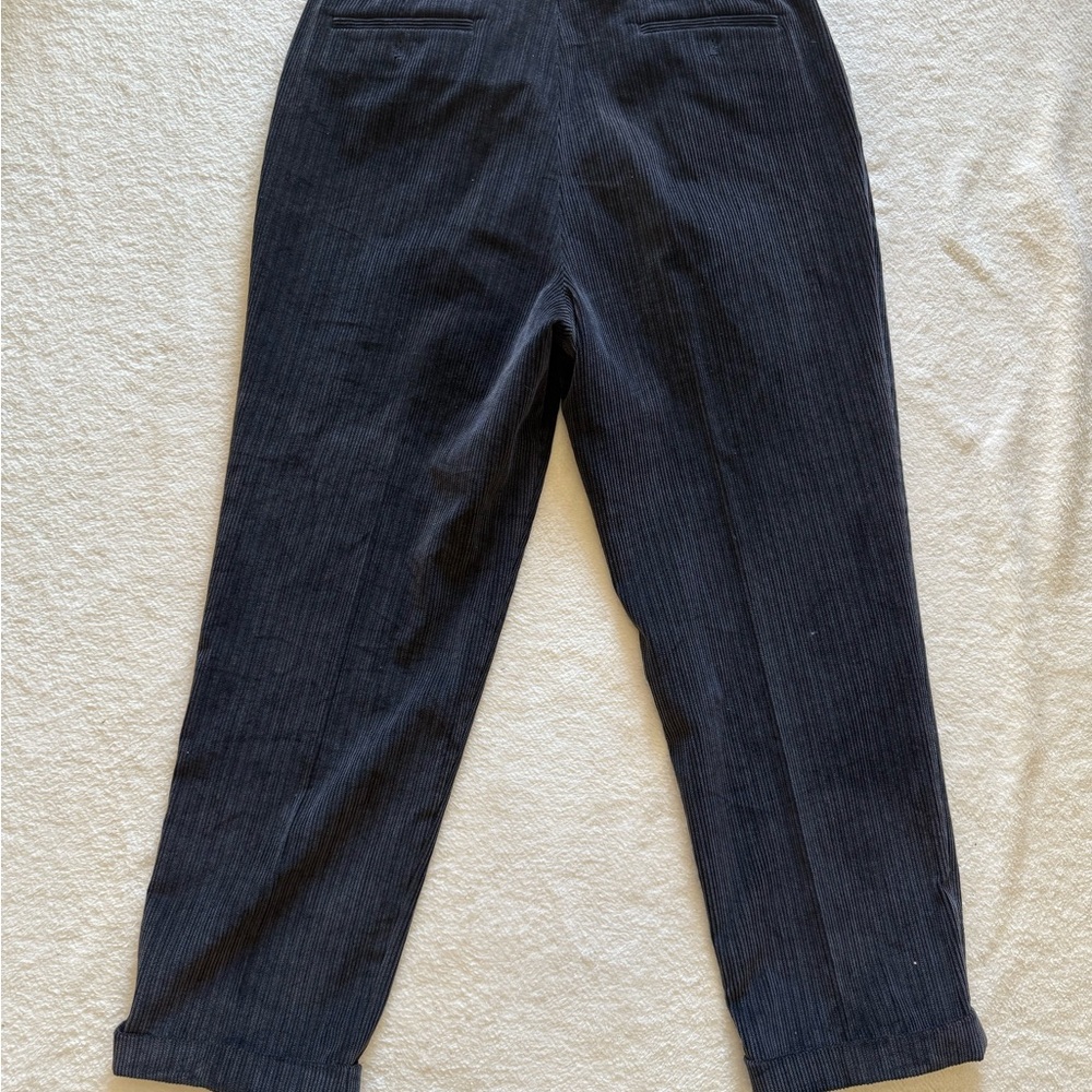 Louise Raphael Tailored Men's Baggy Wide Leg Corduroy Pleated Pants Size 36x30 - Picture 6 of 10